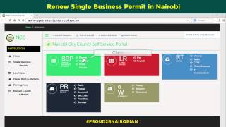 Nairobi Single Business Permit Renewal [upl. by Aissila897]