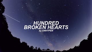 Hundred Broken Hearts English Lyrics  Enhypen [upl. by Weissmann86]