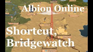 Albion Online  Caerleon to Bridgewatch fast almost safely [upl. by Jamnis]