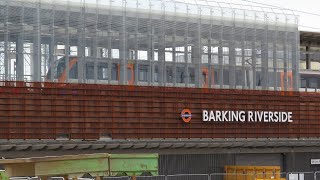 Barking Riverside Station  Opening 18th July 2022 incl trial runs [upl. by Balf]