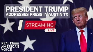 LIVE NOW TRUMP ADDRESSES PRESS IN AUSTIN TEXAS [upl. by Dorry599]