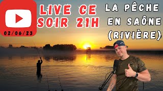 Pêche de la carpe en SaôneLIVE DU 020623 [upl. by Eeral]