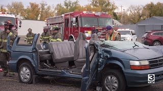 Cascade County DES demonstrates vehicle extrication [upl. by Zaneta]