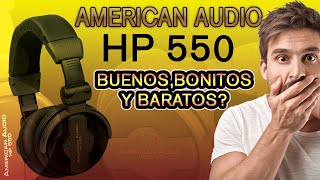 AUDIFONOS AMERICAN AUDIO HP 550 [upl. by Buffo]