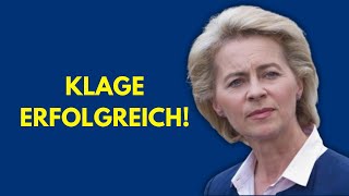 Eilmeldung Von der Leyen stinksauer Klage gegen von der Leyen erfolgreich [upl. by Holton]