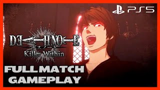 Death Note Killer Within  Full Match Gameplay  PS5 deathnote deathnotekillerwithin ps5 ps4 [upl. by Obadiah]