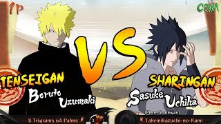 BORUTO DENGAN TENSEIGAN VS SASUKE IMBA VERY EXTREME HARD INDRA MOD  NARUTO ULTIMATE NINJA STORM 4 [upl. by Hetty619]