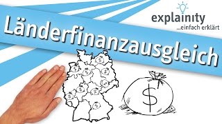 Länderfinanzausgleich einfach erklärt explainity® Erklärvideo [upl. by Lyrem]