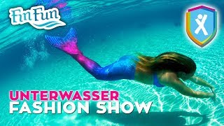 Fin Fun  Unterwasser Fashion Show DESIGNS  XTREM Toys amp Sports [upl. by Sherburn395]