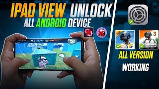 Ipad View PubgBgmi In Android 🤩 How To Unlock Ipad View And Screen Resolution Change [upl. by Ellen]