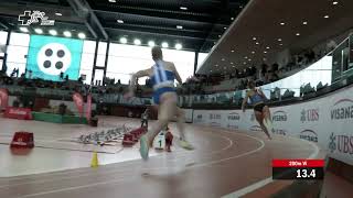 Hallen SM 2024  Frauen 200m Vorlauf 4 Serie [upl. by Nalloh]