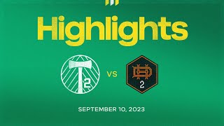 HIGHLIGHTS  Timbers2 vs Houston Dynamo 2  September 10 2023 [upl. by Ycnahc191]