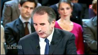 Débat Bayrou  Montebourg Des Paroles et des Actes 8 décembre 2011 [upl. by Jerrilyn]