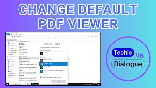 How to Change Default PDF Viewer in Windows [upl. by Carlick]