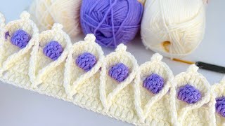 easy crochet for beginnerscrochet baby blanketbaby cardigan designcrochet patternshow to crochet [upl. by Sidoeht]