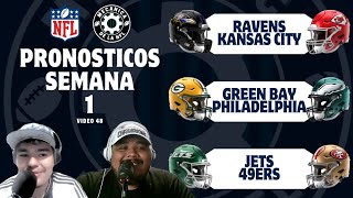 Pronósticos Semana 1 de la NFL 2024 [upl. by Anahsahs]