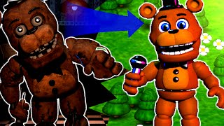 SCARIEST GAME TO CUTEST GAME  FNAF WORLD 1 [upl. by Akeihsal]