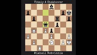 Mikhail Botvinnik vs Vitaly A Chekhover  Leningrad Russia 1934 [upl. by Violette]