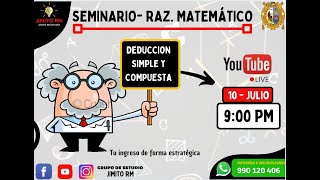 SEMINARIO ESPECIAL DEDUCCION SIMPLE Y COMPUESTA [upl. by Jedlicka]