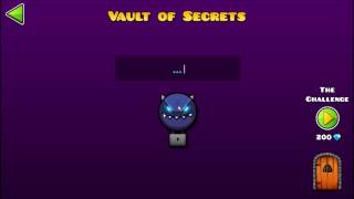 Geometry Dash 21 Vault Of Secrets All Codes [upl. by Kcirb292]