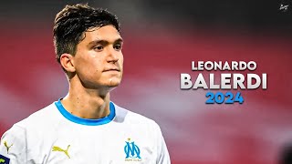 Leonardo Balerdi 2024  Defensive Skills Tackles amp Goals  OM  HD [upl. by Nerot961]