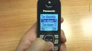 Panasonic KXTG6811  Cyfrowy Telefon Bezprzewodowy PREZENTACJA [upl. by Aramen]