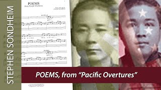 POEMS from quotPacific Overturesquot 1976 by Stephen Sondheim OCA with lyrics [upl. by Nerret]