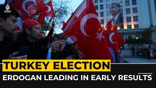 Early results show Erdogan leading in Turkey’s elections [upl. by Rosaline329]