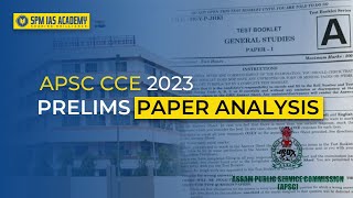 APSC CCE 2023 PRELIMS PAPER ANALYSIS  Cutoff Prediction  Upcoming Plan [upl. by Blen]