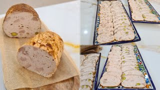 La meilleure recette de Mortadelle maison  Astuce et secret comme chez le boucher  thermomix [upl. by Carline]