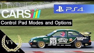 Project Cars  Control Pad Modes and Options PS4 Gameplay [upl. by Purcell898]