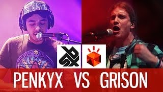 PENKYX vs GRISON  Grand Beatbox Battle 2014  Loopstation Quarter Final [upl. by Ecirtnom263]