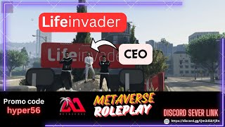 how to join and full li tour LifeInvader Metaverse rp  viralvideo gaming metaverse Lifeinvader [upl. by Mcconaghy]