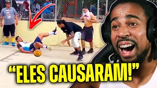 OS BALLERS DA INSANE HUMILHARAM NESSE CAMPEONATO  REACT DO REAL BASQUETE DE RUA [upl. by Eserahs]