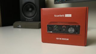 Focusrite Scarlett Solo [upl. by Rehportsirhc]