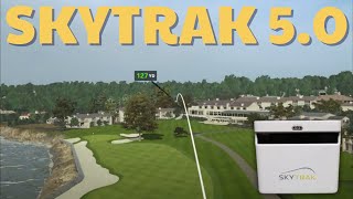 NEW SKYTRAK 50 Update Course Play amp Practice Ranges WalkThrough [upl. by Otrebilif230]