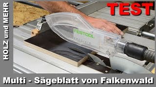 Kreissägeblatt Vergleich  Test Sägeblatt für Holz und Metall von Falkenwald [upl. by Hurlbut]