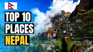 Top 10 Best Places to Visit in Nepal 2024 [upl. by Atnoek366]