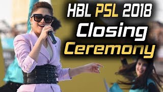 Aima Baig PSL performance of closing cermony [upl. by Philps899]