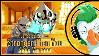 STRONGER THAN YOU Genocide Remix Sans version На русском [upl. by Eanat]