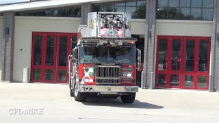 Streamwood Fire Department Engine 31Tower 32 And Battalion 9 Responding [upl. by Belda]