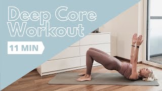 11 Min Pilates Deep Core Workout I Home Edition [upl. by Magna]