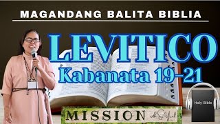 LEVITICO Kabanata 1921 TAGALOG Audio Bible [upl. by Occor490]