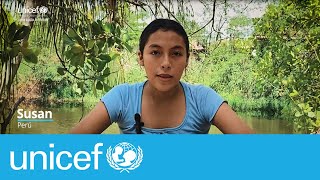 Carta de una niña desde la Amazonía peruana  UNICEF [upl. by Doone166]