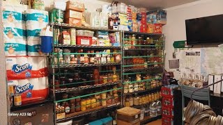 PANTRY TOUR AGAIN pantrymeals pantry feedyourfamily beprepareednotscared [upl. by Adnoek994]