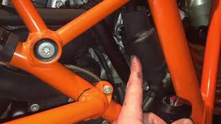 KTM 1190 Paper fuel filter delete and installation of inline filter Part 22 [upl. by Nyrmac]