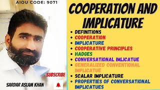 Cooperation and Implicature in Pragmatics Cooperative principles Properties of Implicature [upl. by Damian]