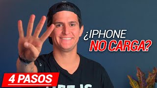 iPhone no carga  4 PASOS para DIAGNOSTICARLO Fácil [upl. by Sisxela]