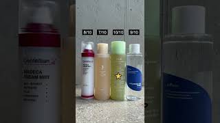 Rating my toners ratingskin koreanskincare toner koreanskincareproducts kbeauty rating rate [upl. by Audry]