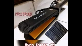 Crimper hair styles  Crimping machine  Crimping hair  HZ°H  Huma Zareen OH [upl. by Ohare]